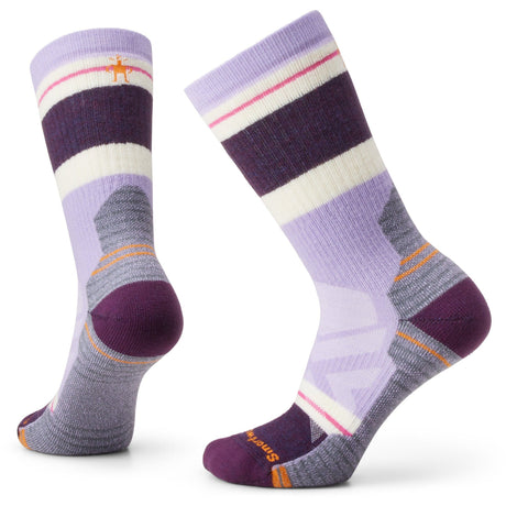 Smartwool Womens Hike Full Cushion Saturnsphere Crew Socks  -  Large / Ultra Violet