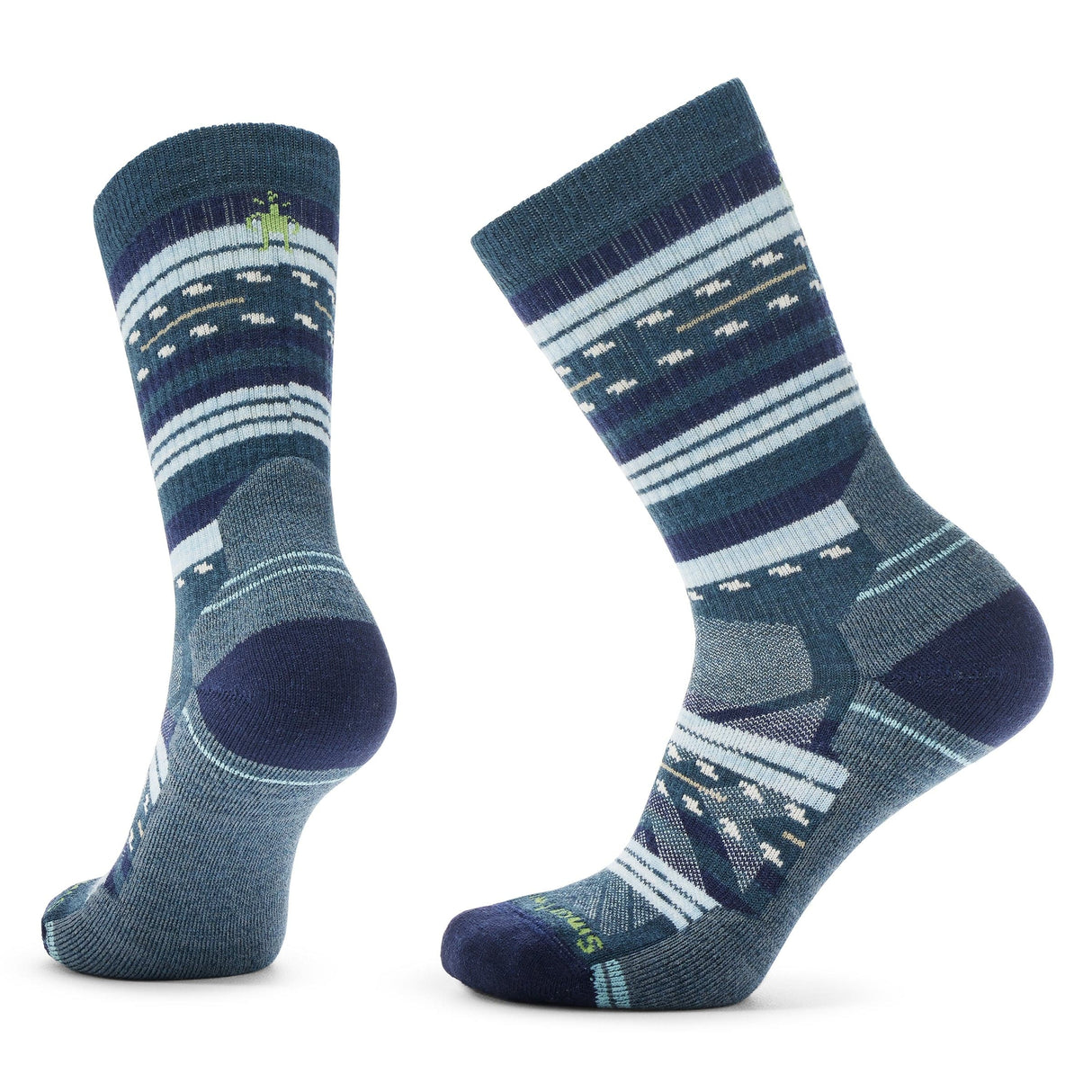 Smartwool Womens Hike Light Cushion Margarita Crew Socks  -  Medium / Deep Navy