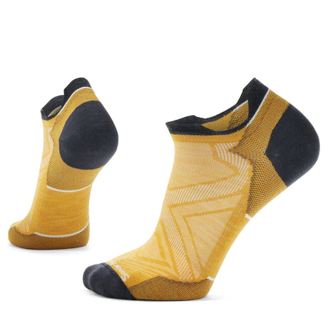 Smartwool Run Zero Cushion Low Ankle Socks  -  Large / Honey Gold