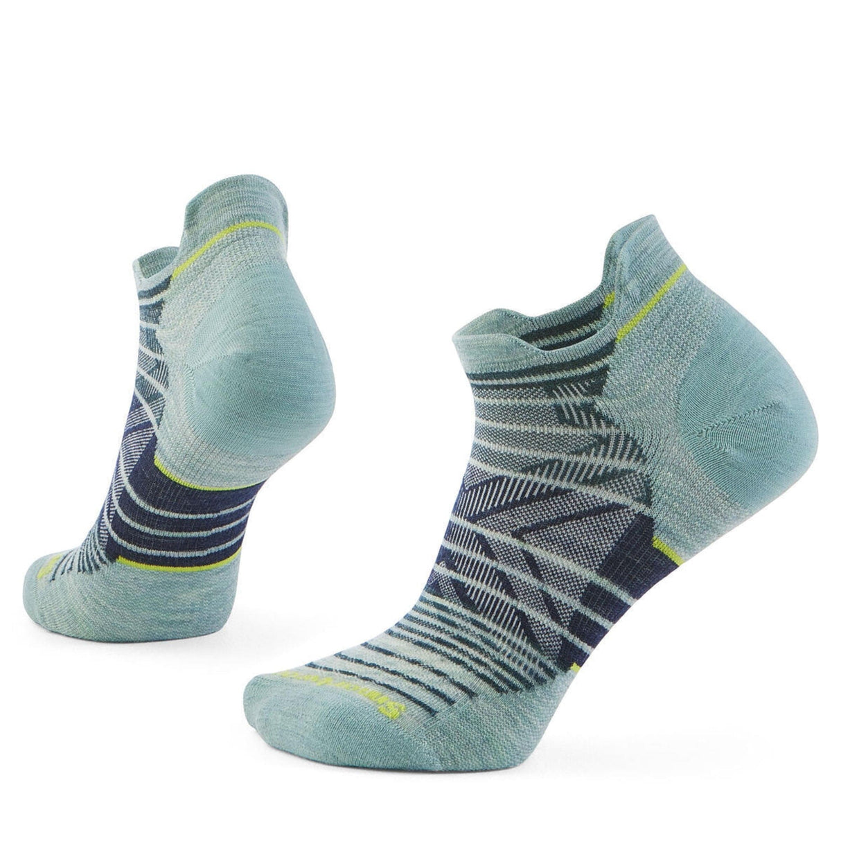 Smartwool Womens Run Zero Cushion Stripe Low Ankle Socks  - 