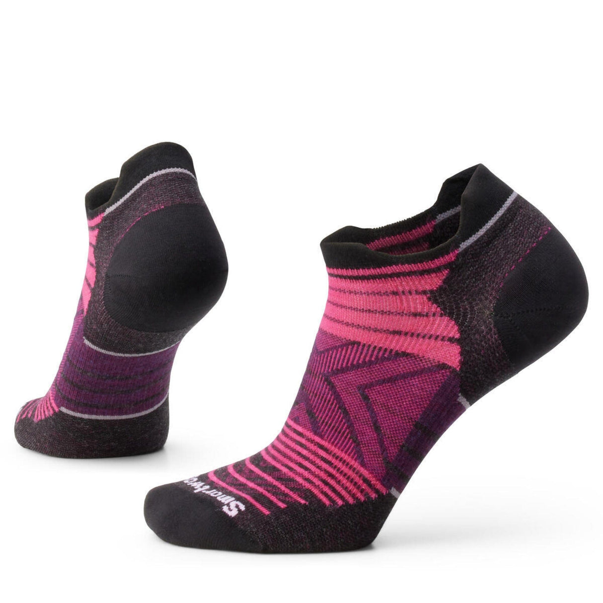 Smartwool Womens Run Zero Cushion Stripe Low Ankle Socks  - 