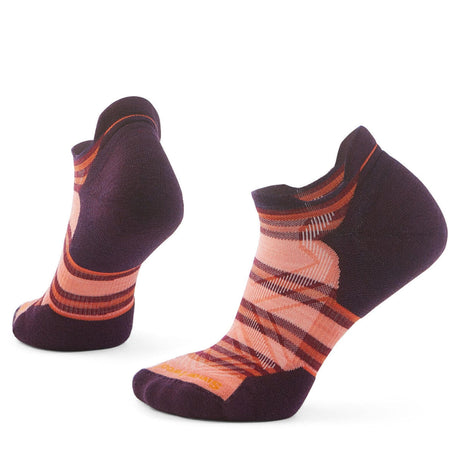 Smartwool Womens Run Targeted Cushion Stripe Low Ankle Socks  - 