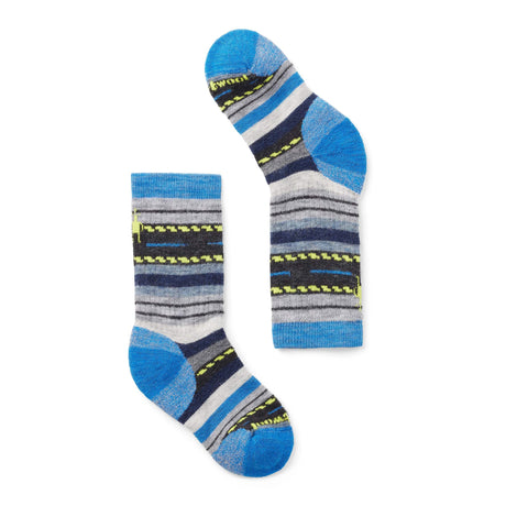 Smartwool Kids Hike Full Cushion Margarita Crew Socks  -  Small / Laguna Blue