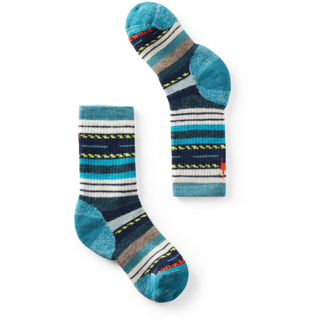 Smartwool Kids Hike Full Cushion Margarita Crew Socks  -  Small / Cascade Green