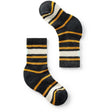 Smartwool Kids Hike Light Cushion Striped Crew Socks  -  Small / Charcoal