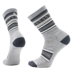 Smartwool Everyday ReGarita Light Cushion Crew Socks  -  Medium / Charcoal/Light Gray