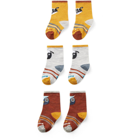 Smartwool Toddler Trio 3-Pack Socks  -  24M / Ash