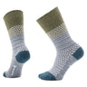 Smartwool Womens Everyday Popcorn Cable Crew Socks  -  Medium / Winter Moss