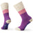 Smartwool Womens Everyday Popcorn Cable Crew Socks  -  Medium / Power Pink