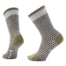 Smartwool Womens Everyday Popcorn Polka Dot Crew Socks  -  Medium / Winter Moss