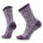 Smartwool Womens Everyday Traditional Snowflake Crew Socks  -  Small / Purple Iris