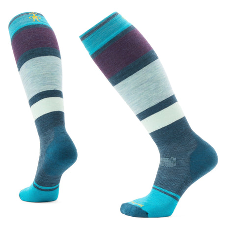 Smartwool Womens Snowboard Targeted Cushion OTC Socks  -  Small / Twilight Blue