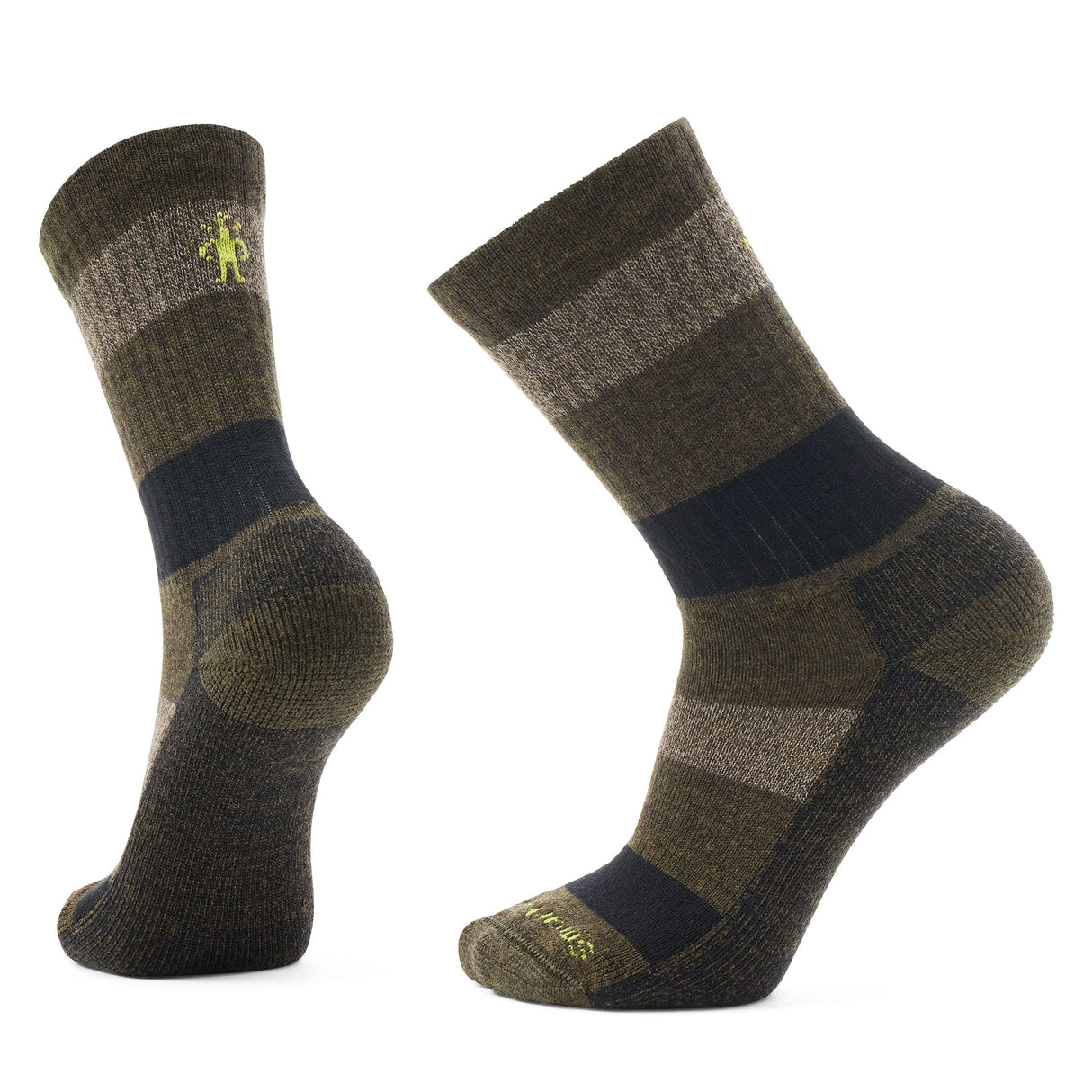 Smartwool Everyday Barnsley Sweater Light Cushion Crew Socks  -  Large / Military Olive