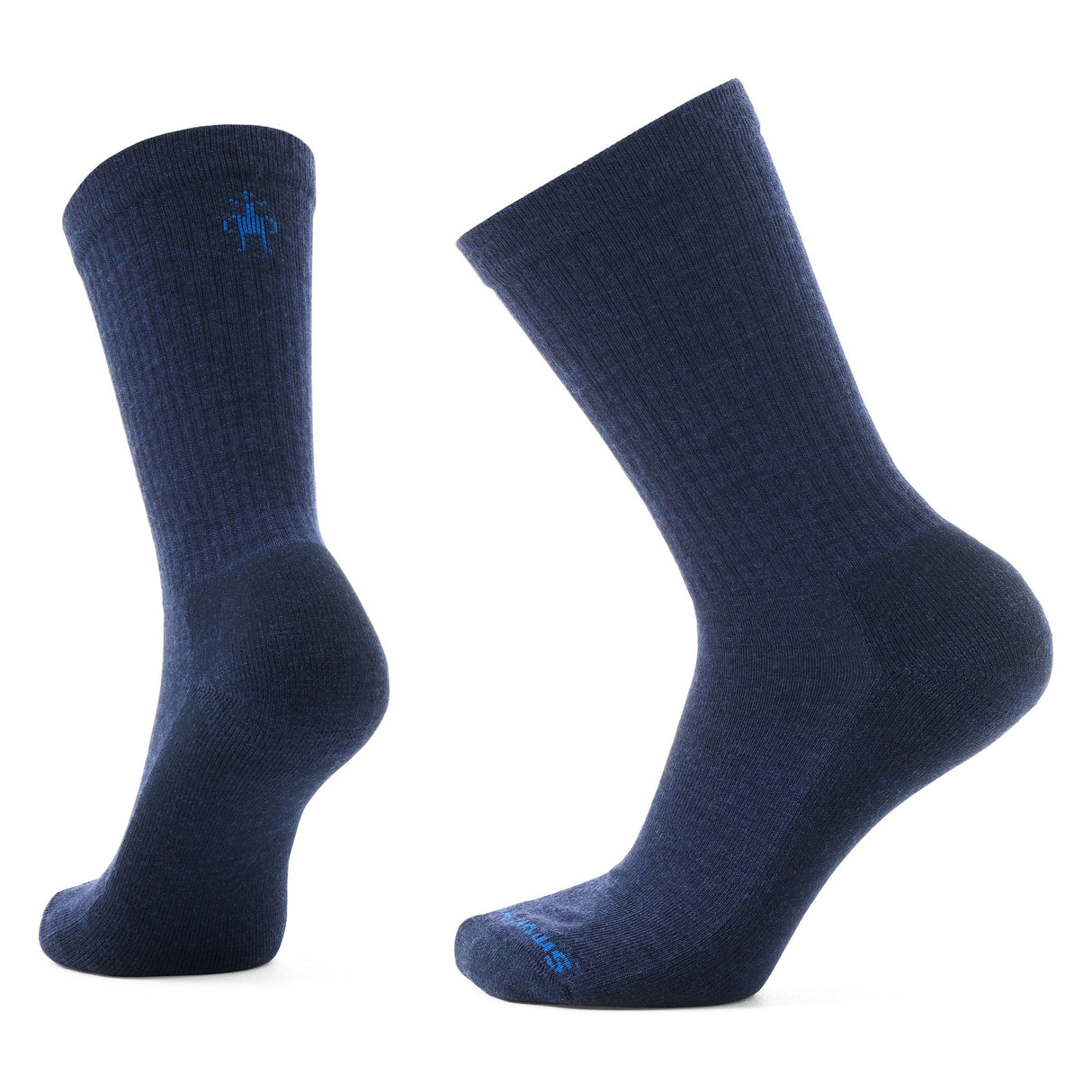 Smartwool Everyday Solid Rib Crew Socks  -  Medium / Deep Navy