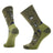 Smartwool Everyday Forest Loot Light Cushion Crew Socks  -  Small / Black/Winter Moss