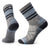 Smartwool Hike Full Cushion Lolo Trail Crew Socks  -  Medium / Ash/Charcoal