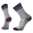 Smartwool Hike Winding Trail Light Cushion Crew Socks  -  Medium / Light Gray