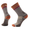 Smartwool Hike Winding Trail Light Cushion Crew Socks  -  Medium / Taupe