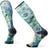 Smartwool Ski Zero Cushion POW Print Over-The-Calf Socks  -  Large / Twilight Blue