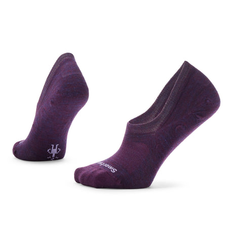 Smartwool Everyday No Show Zero Cushion Socks  -  Small / Purple Iris/Violet