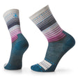 Smartwool Everyday Stitch Stripe Crew Socks  -  Small / Twilight Blue