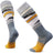 Smartwool Ski Full Cushion Midnight Ski Pattern Over-the-Calf Socks  -  X-Large / Pewter Blue