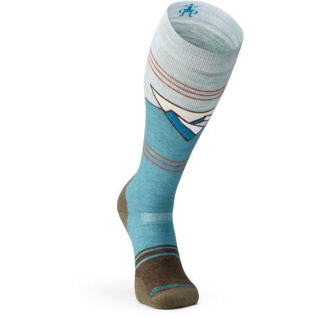 Smartwool Snowboard Full Cushion Mountain Geo Pattern Over-the-Calf Socks  - 