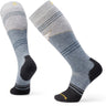 Smartwool Snowboard Full Cushion Mountain Geo Pattern Over-the-Calf Socks  -  Medium / Pewter Blue