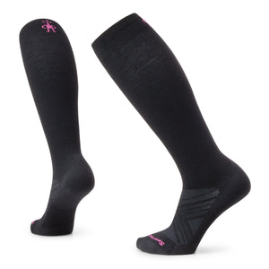 Smartwool Womens Ski Extra Stretch Zero Cushion Over-The-Calf Socks  -  Medium / Black