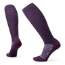 Smartwool Womens Ski Extra Stretch Zero Cushion Over-The-Calf Socks  -  Medium / Purple Iris