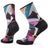 Smartwool Womens Athlete Edition Run Mosaic Pieces Print Crew Socks  -  Small / Black