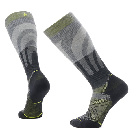 Smartwool Compression Run Targeted Cushion Socks  -  Medium / Medium Gray