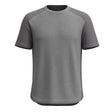 Smartwool Mens Active Mesh Short Sleeve  -  Small / Light Gray Heather