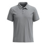 Smartwool Mens Short Sleeve Polo  -  Medium / Light Gray Heather