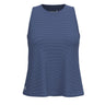 Smartwool Womens Active Mesh High Neck Tank  -  X-Small / Nightfall Blue/Deep Navy