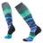 Smartwool Womens Ski Targeted Cushion Compression Print OTC Socks  -  Medium / Black