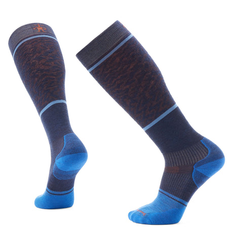 Smartwool Snowboard Targeted Cushion Retro Line Over-the-Calf Socks  -  Medium / Deep Navy