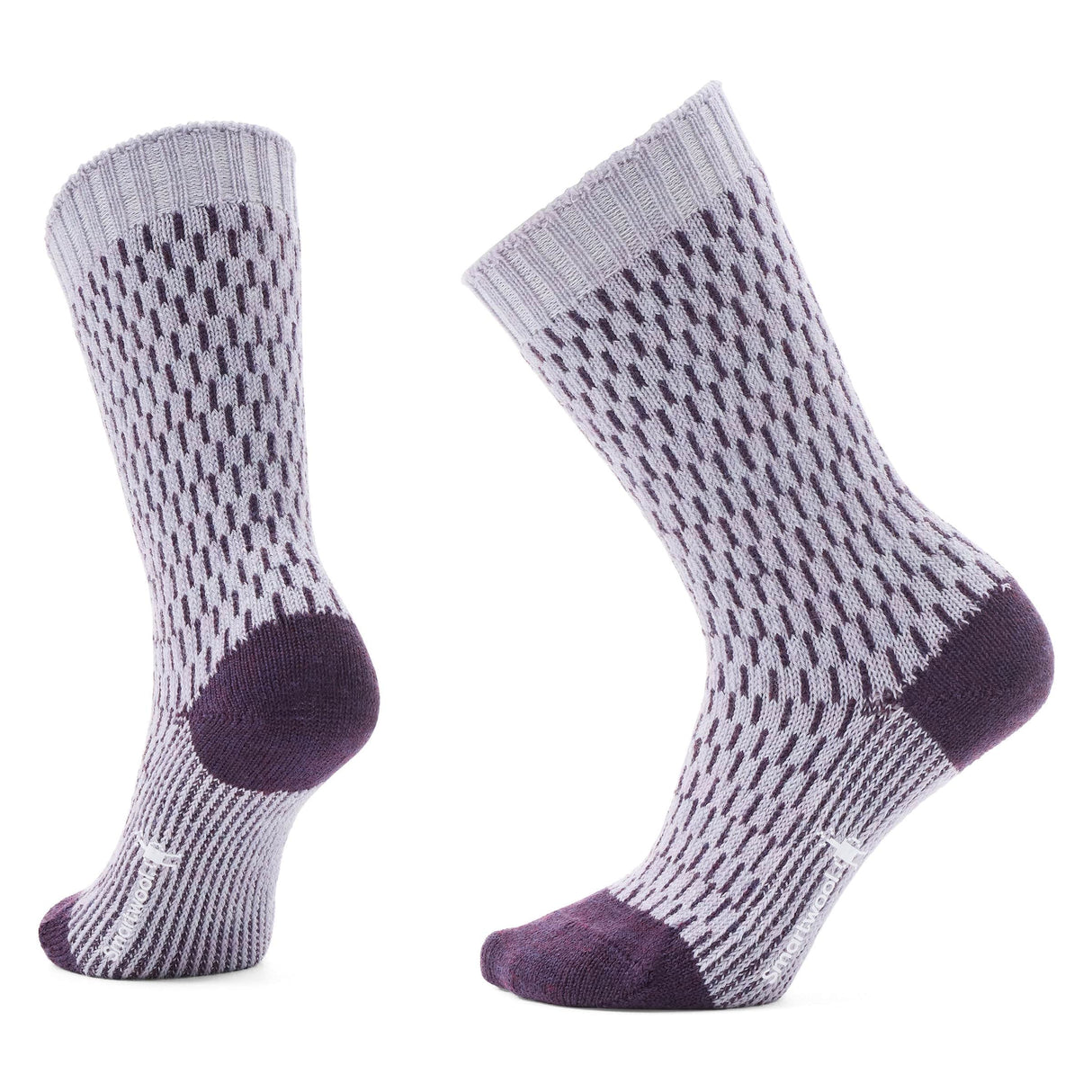 Smartwool Everyday Cozy Digi-Tick Crew Socks  -  Small / Purple Eclipse