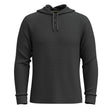 Smartwool Mens Waffle Henley Hoodie  -  Small / Charcoal