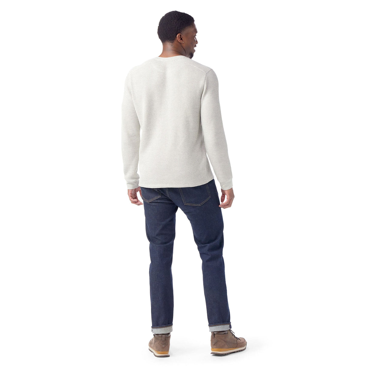 Smartwool Mens Waffle Long Sleeve Henley  - 