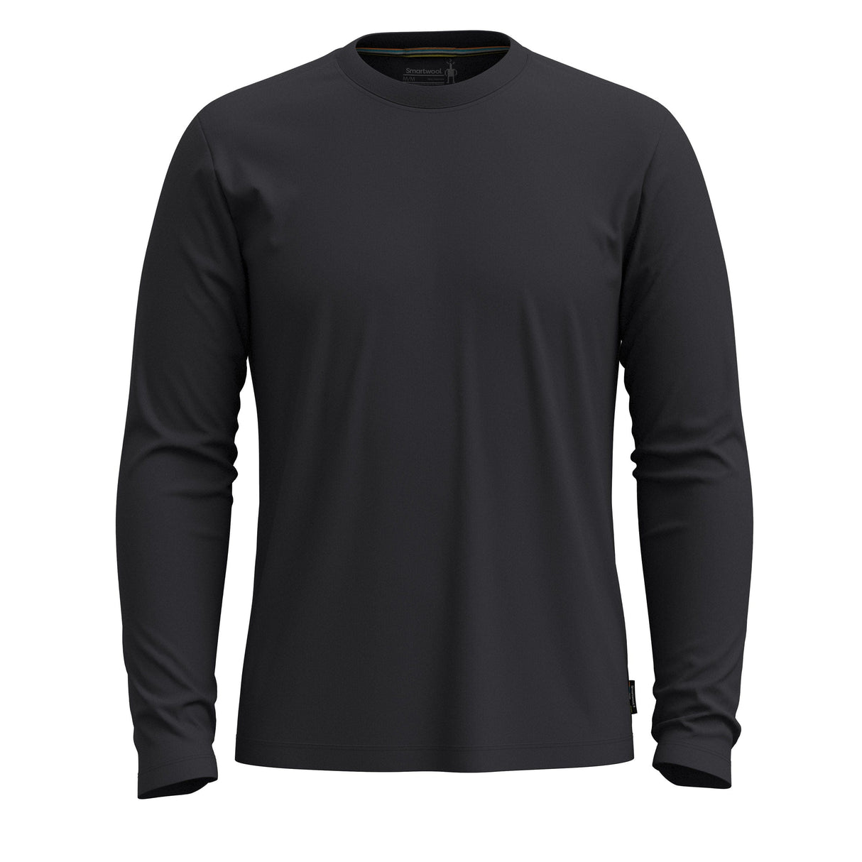 Smartwool Mens Perfect Crew Long Sleeve Tee  -  X-Small / Black