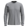 Smartwool Mens Perfect Crew Long Sleeve Tee  -  X-Small / Light Gray Heather