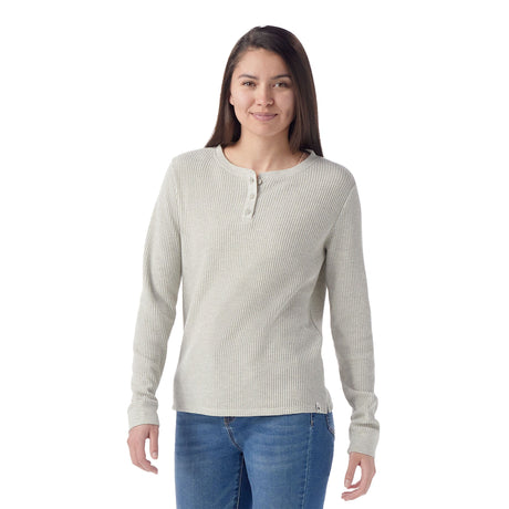 Smartwool Womens Waffle Long Sleeve Henley  - 