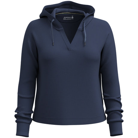 Smartwool Womens Waffle Hoodie  -  X-Small / Deep Navy