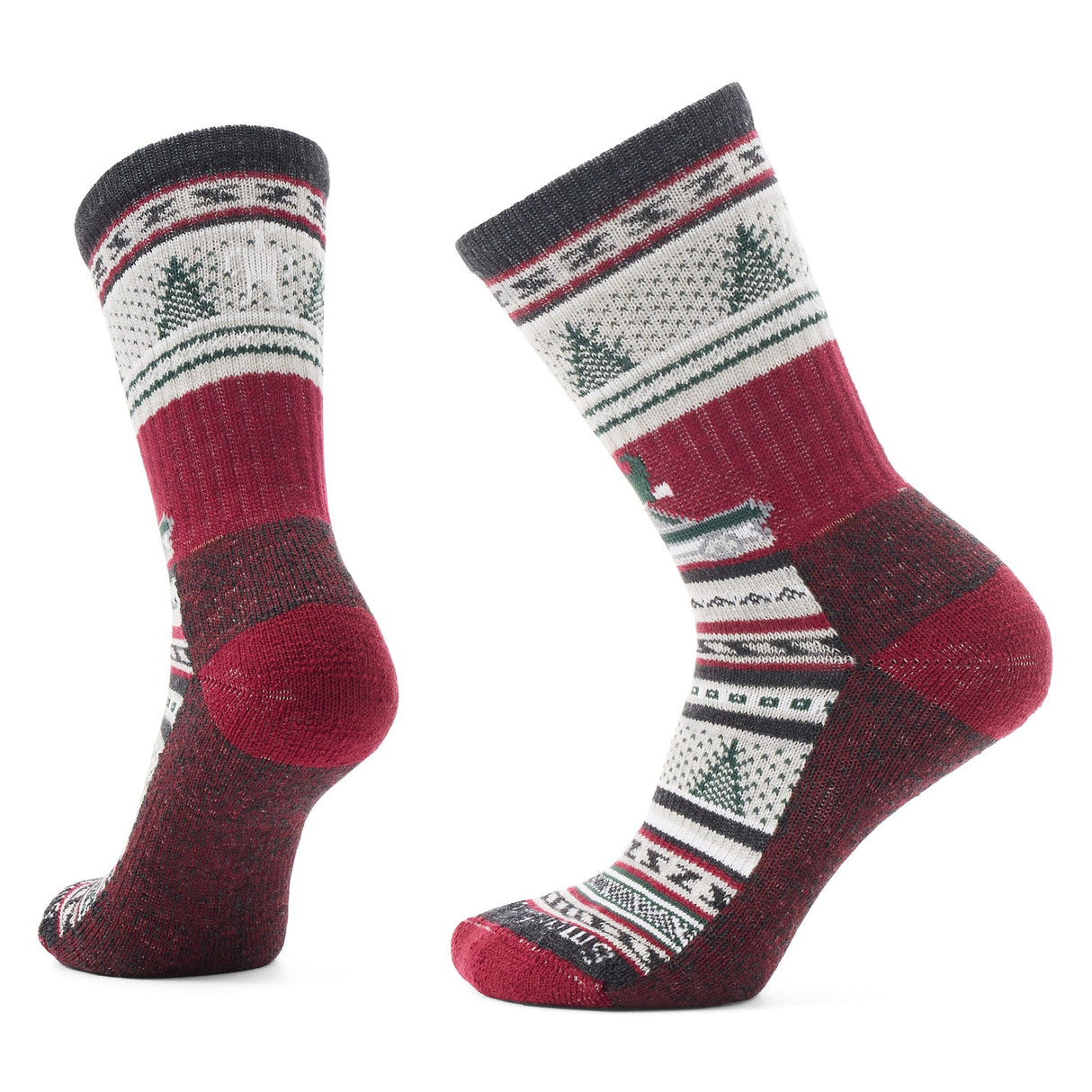 Smartwool Everyday Cozy Say It Aint Snow Crew Socks  -  Small / Charcoal