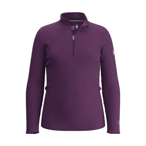 Smartwool Kids Classic Thermal Merino Base Layer 1/4 Zip  -  XX-Small / Purple Iris Heather