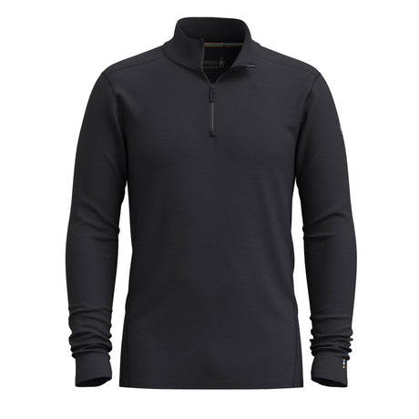 Smartwool Mens Classic All-Season Merino Base Layer 1/4 Zip  -  Small / Black