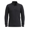 Smartwool Mens Classic All-Season Merino Base Layer 1/4 Zip  -  Small / Black