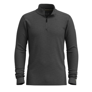 Smartwool Mens Classic All-Season Merino Base Layer 1/4 Zip  -  Small / Iron Heather