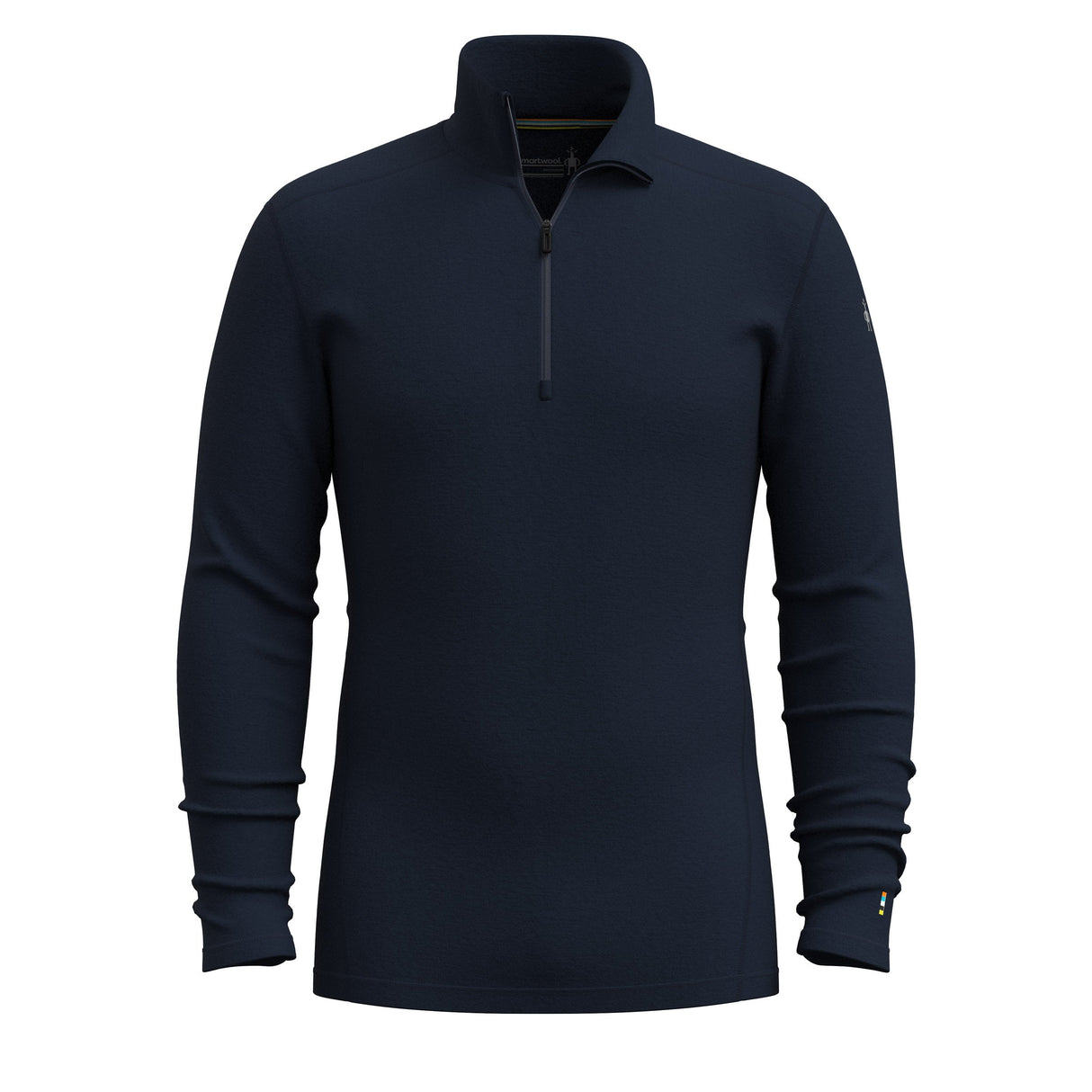 Smartwool Mens Classic Thermal Merino Base Layer 1/4 Zip  -  Small / Deep Navy